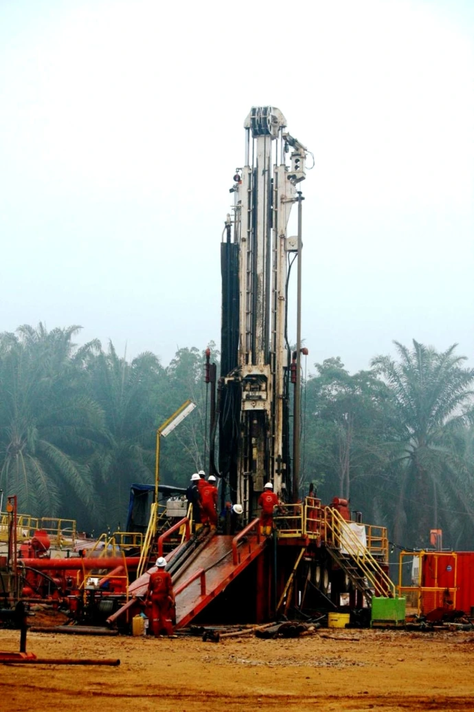 BMP Drill drilling rig operating at a mining project in Indonesia