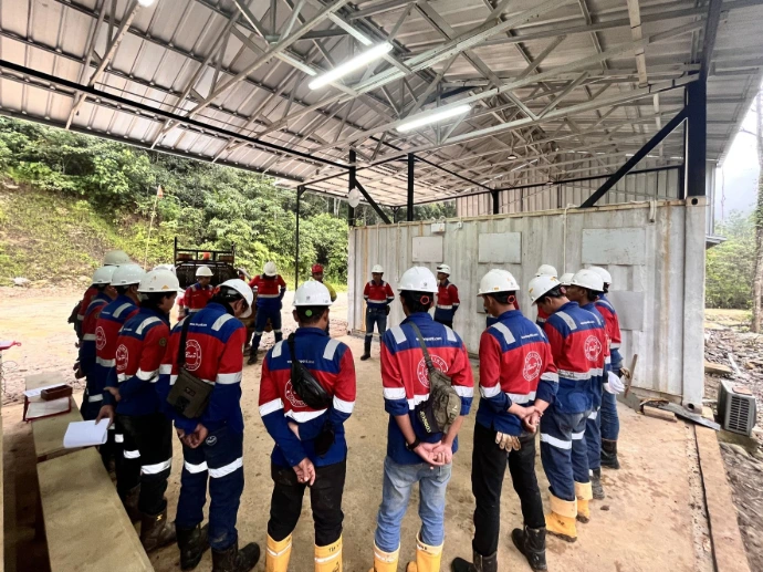BMP Drill team at company operational facility